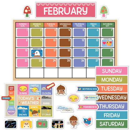Fairy Tale Forest Calendar Bulletin Board Set