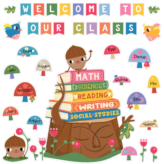 Fairy Tale Forest Welcome to Our Class Bulletin Board Set