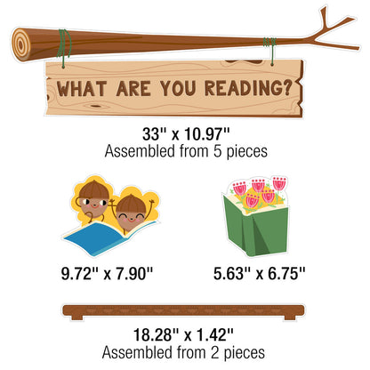 What Are You Reading? Dry-Erase Bulletin Board Set