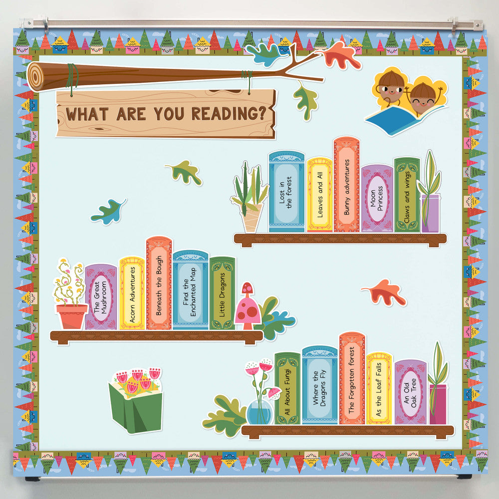 What Are You Reading? Dry-Erase Bulletin Board Set