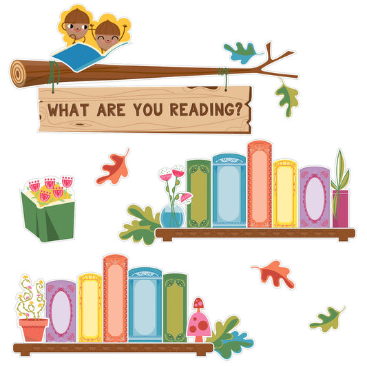 What Are You Reading? Dry-Erase Bulletin Board Set
