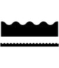 Black Scalloped Bulletin Board Borders Grade PK-8