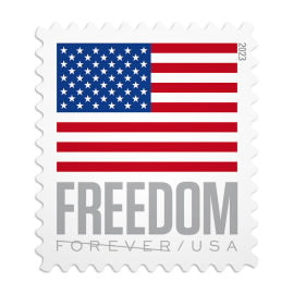 USPS Forever Stamps ROLL - 2023 US Flags Freedom Booklets Rolls