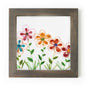 Bimala 6x6 Dark Brown Wood Quilling Card Frame - Fair Trade