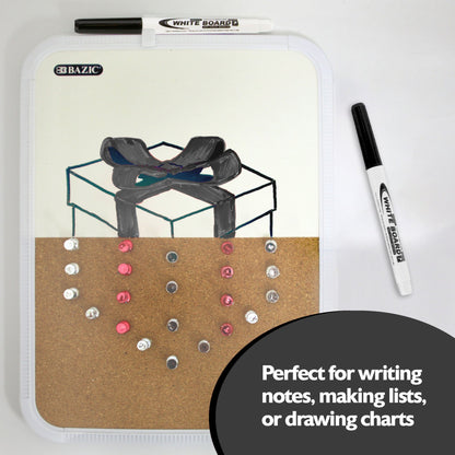 Black Fine Tip Dry-Erase Markers (12/Box)