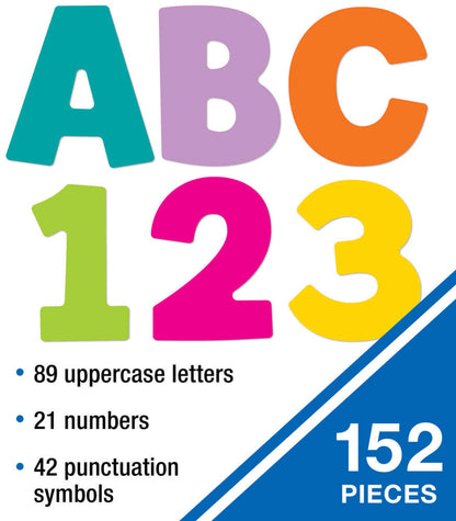3in Color Splash Bulletin Board Letters