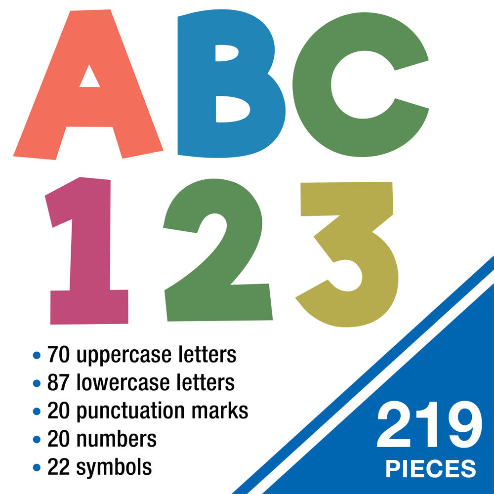 4in Woodland Brights Combo Pack Bulletin Board Letters