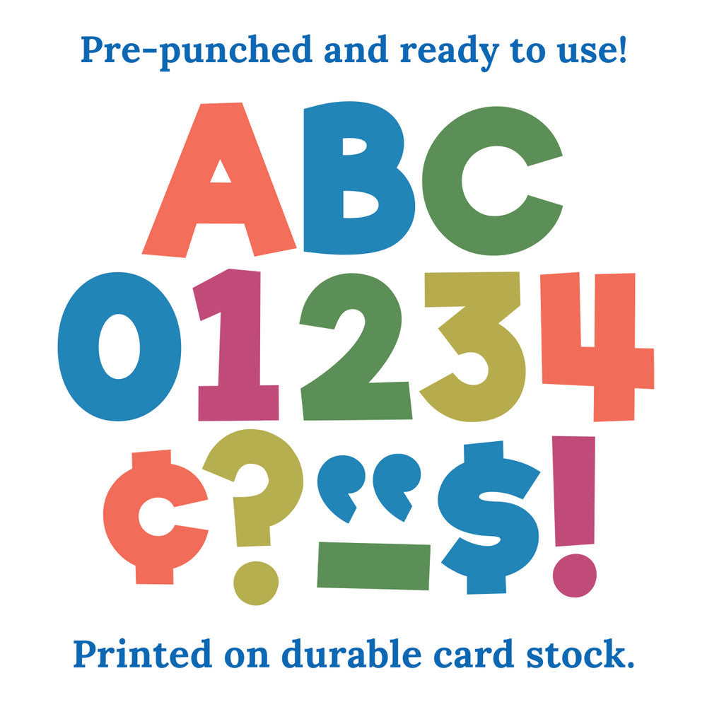 4in Woodland Brights Combo Pack Bulletin Board Letters