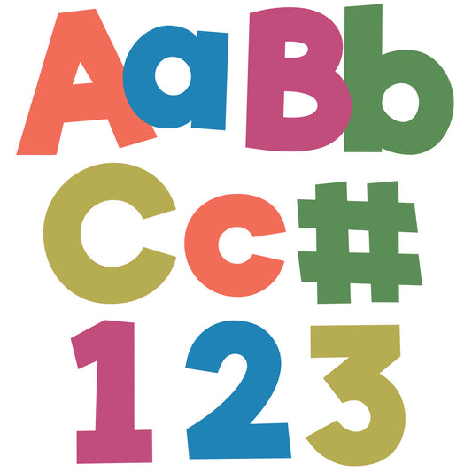 4in Woodland Brights Combo Pack Bulletin Board Letters