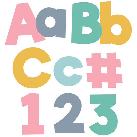 4in Boho Combo Pack Bulletin Board Letters
