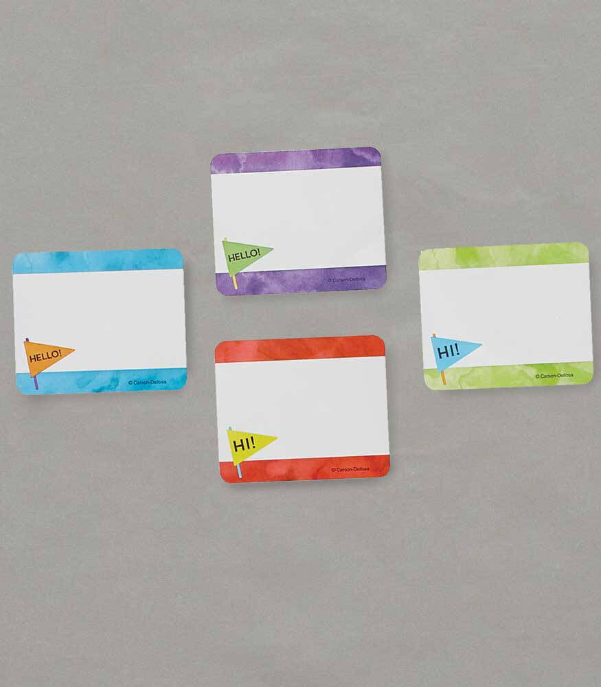 Celebrate Learning Name Tags