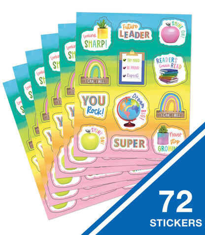 Creatively Inspired Motivational Shape Stickers