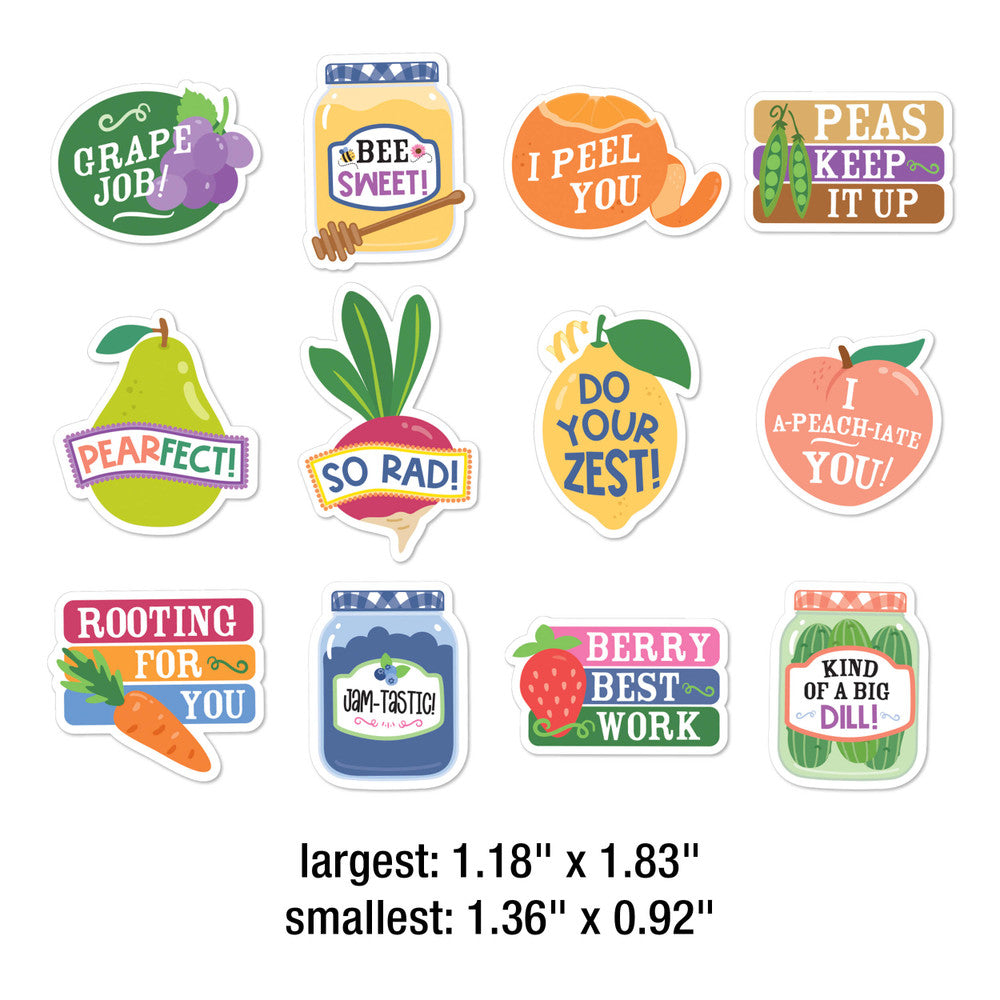 Farmers Market Motivational Stickers