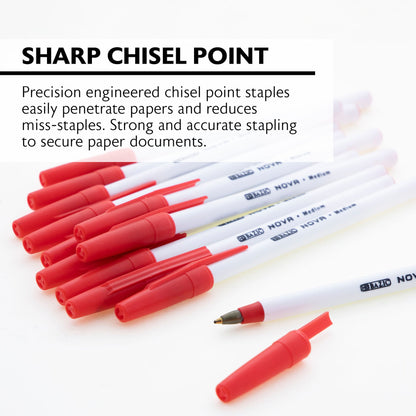 Nova Red Color Stick Pen (12/Box)