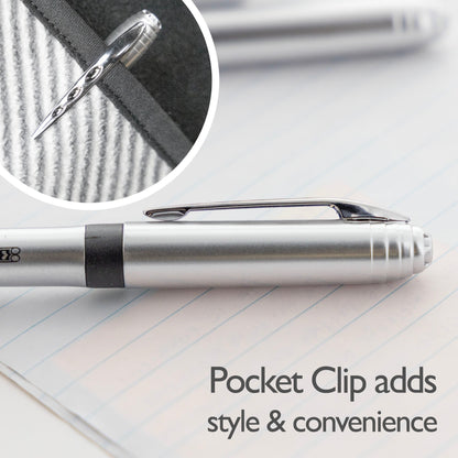 York Asst. Color Rollerball Pen w/ Grip (3/Pack)