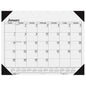 House of Doolittle 124 22" x 17" Recycled White Monthly January 2026 - December 2026 Desk Pad Calendar [HOD124]