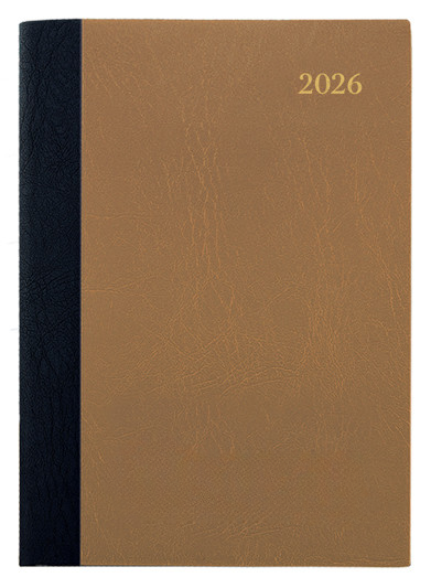 Sienna Manager Date Log Planning Calendar Tan-Black - 2026 [5Z59660]