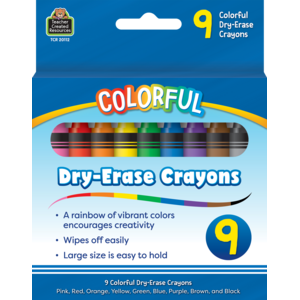 Colorful Dry-Erase Crayons [TCR20112]