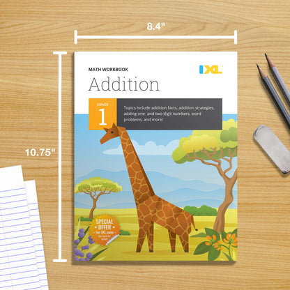 IXL Addition Workbook Grade 1 Paperback