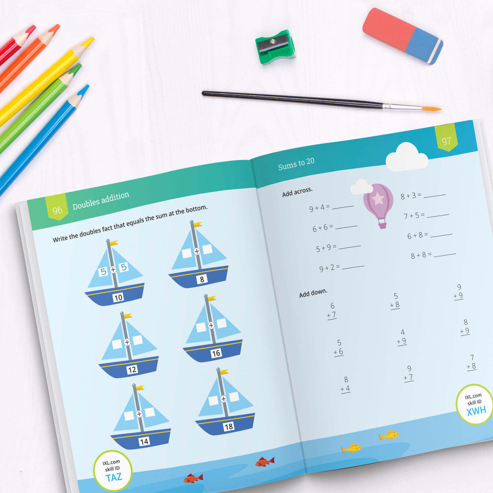 IXL Addition Workbook Grade 1 Paperback