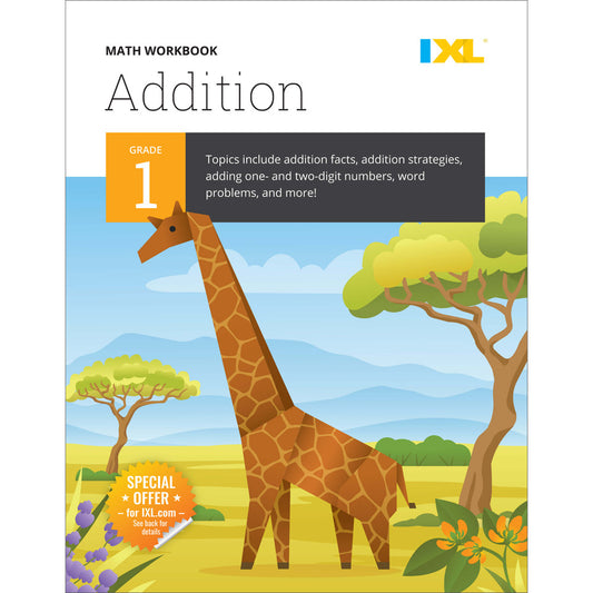 IXL Addition Workbook Grade 1 Paperback