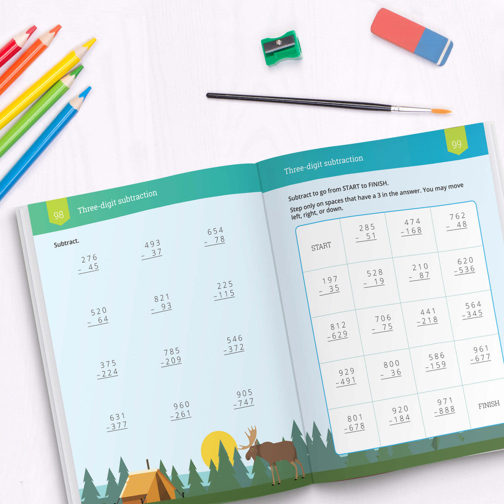 IXL Subtraction Workbook Grade 2 Paperback
