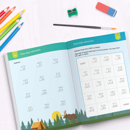 IXL Subtraction Workbook Grade 2 Paperback