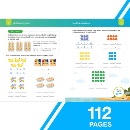 IXL Division Workbook Grade 3 Paperback