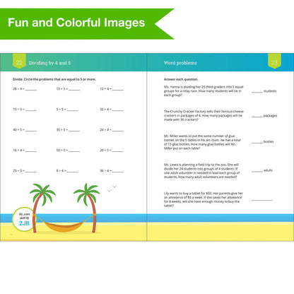 IXL Division Workbook Grade 3 Paperback