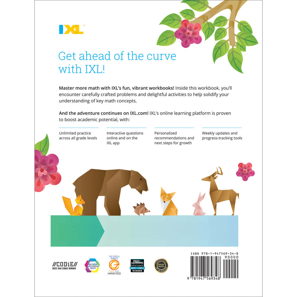 IXL Fractions Workbook Grade 3 Paperback