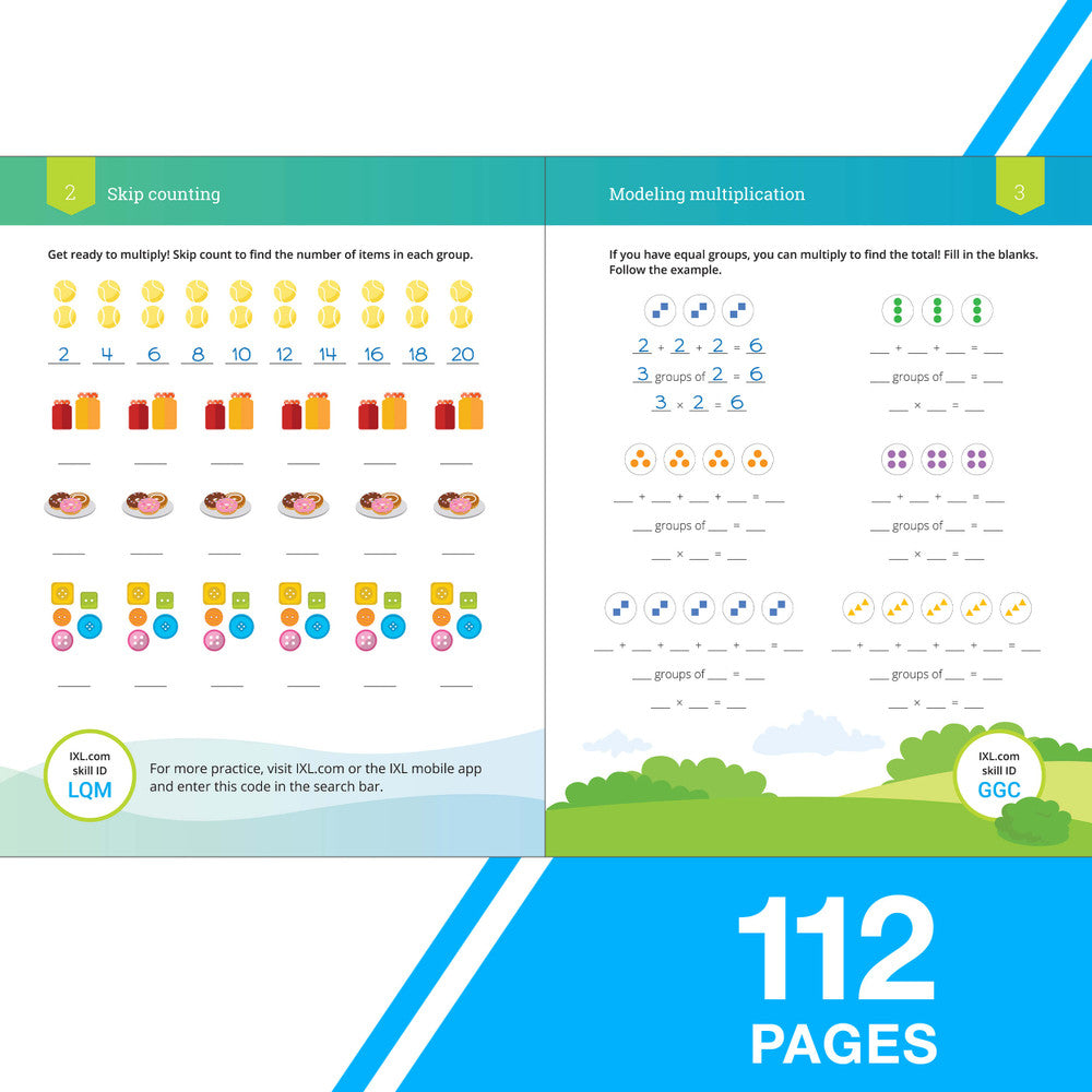 IXL Multiplication Workbook Grade 3 Paperback