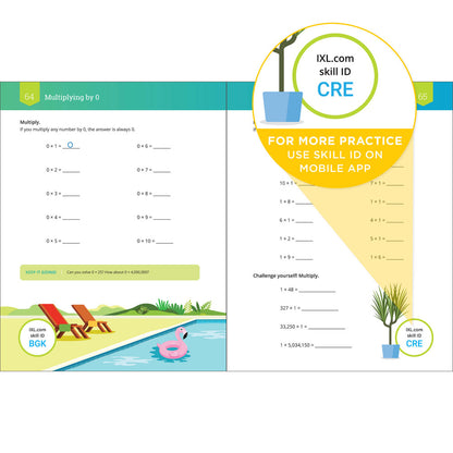 IXL Multiplication Workbook Grade 3 Paperback