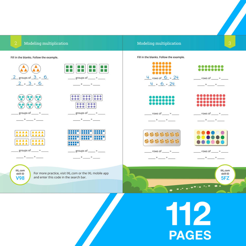 IXL Multiplication Workbook Grade 4 Paperback