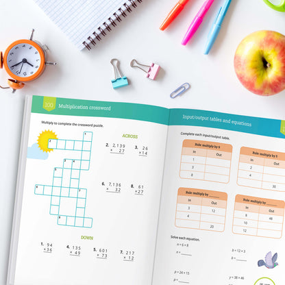 IXL Multiplication Workbook Grade 4 Paperback