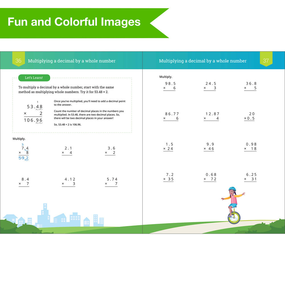 IXL Decimals Workbook Grade 5 Paperback