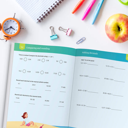 IXL Decimals Workbook Grade 5 Paperback