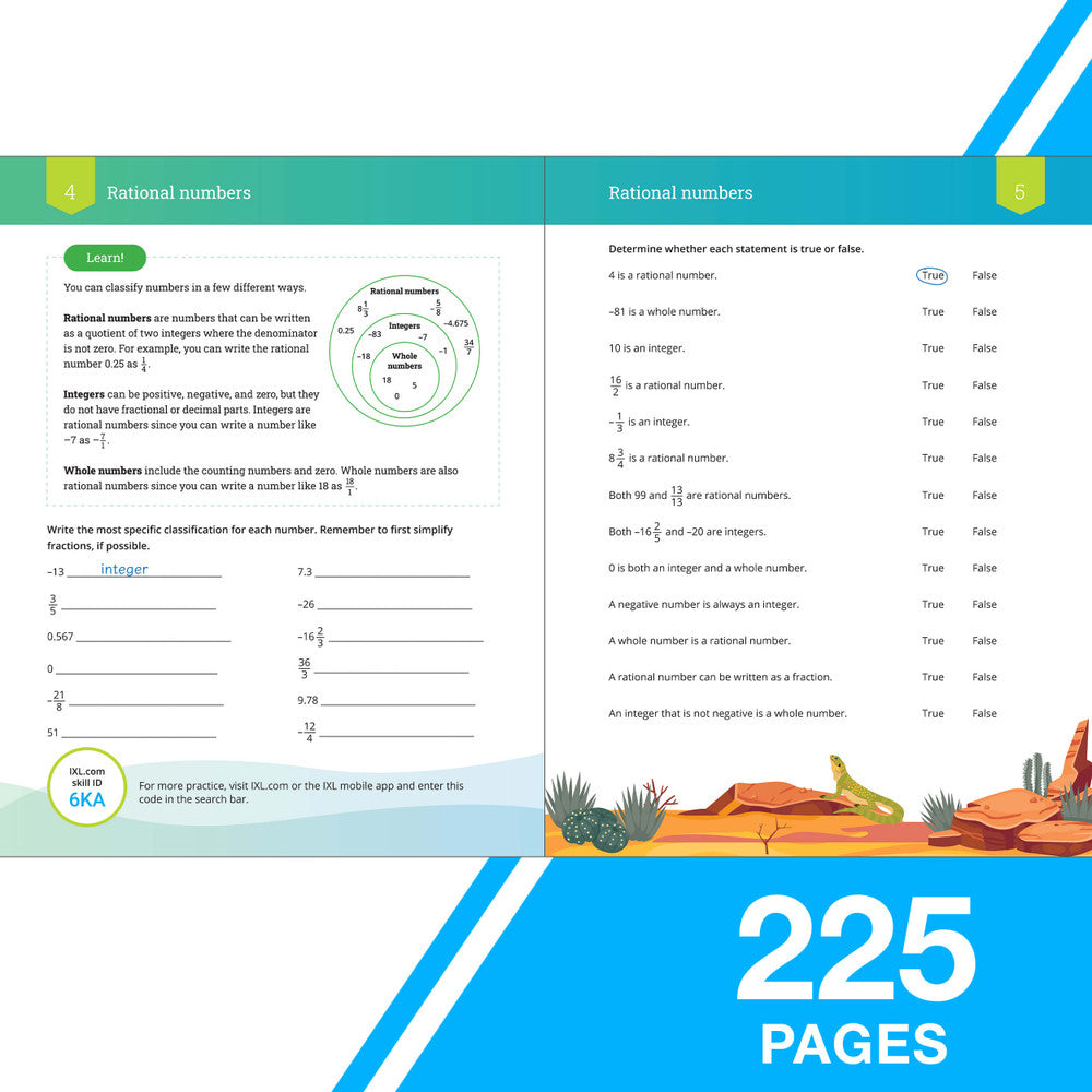The IXL Ultimate Math Workbook Grade 7 Paperback