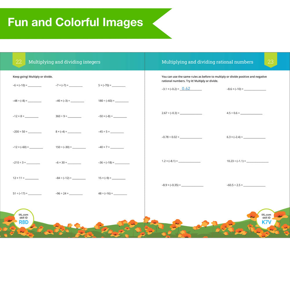 The IXL Ultimate Math Workbook Grade 7 Paperback