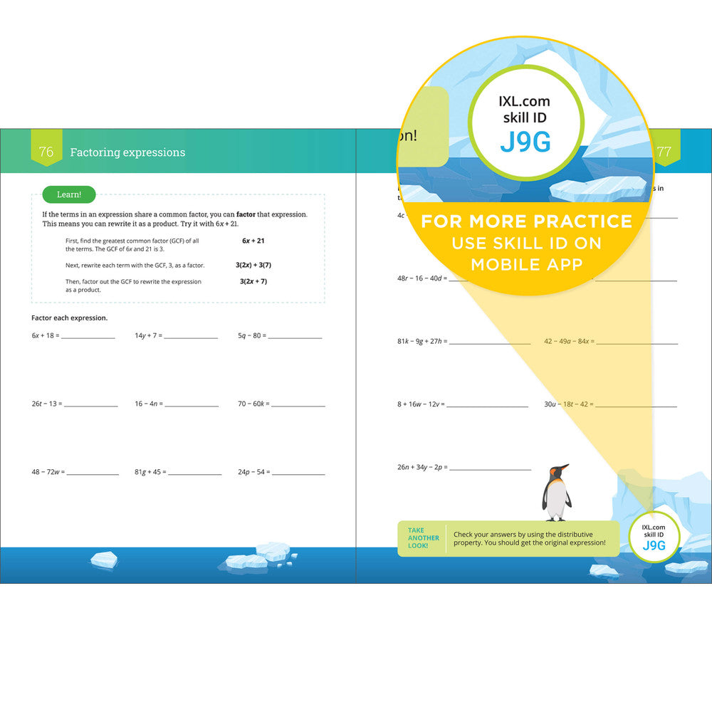 The IXL Ultimate Math Workbook Grade 7 Paperback