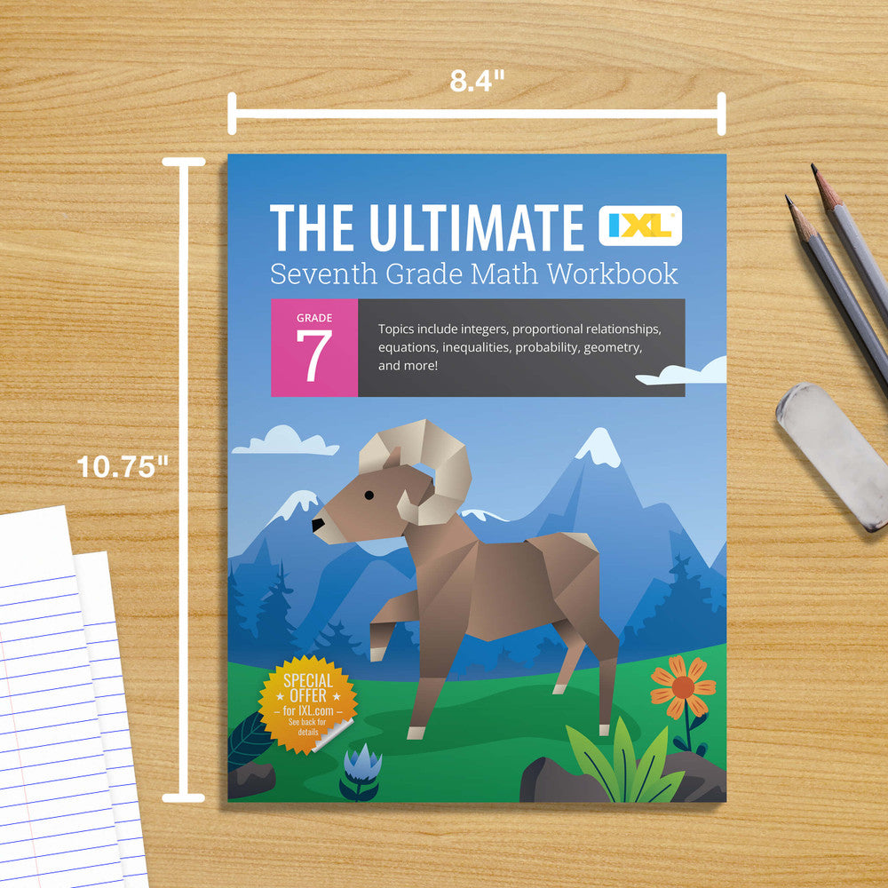 The IXL Ultimate Math Workbook Grade 7 Paperback