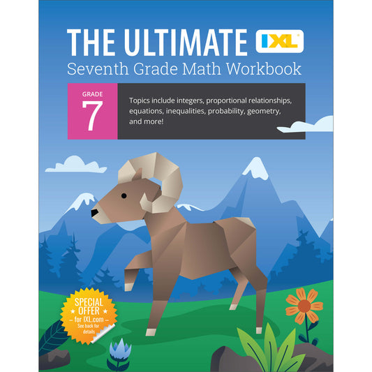 The IXL Ultimate Math Workbook Grade 7 Paperback