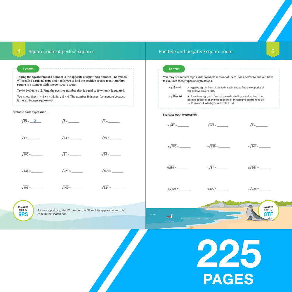 The IXL Ultimate Math Workbook Grade 8 Paperback