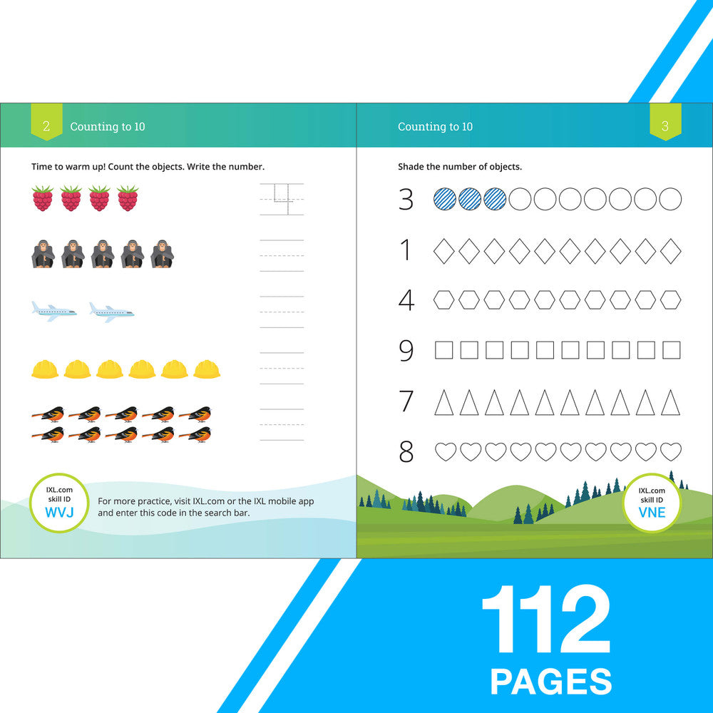 IXL Addition Workbook Grade K Paperback