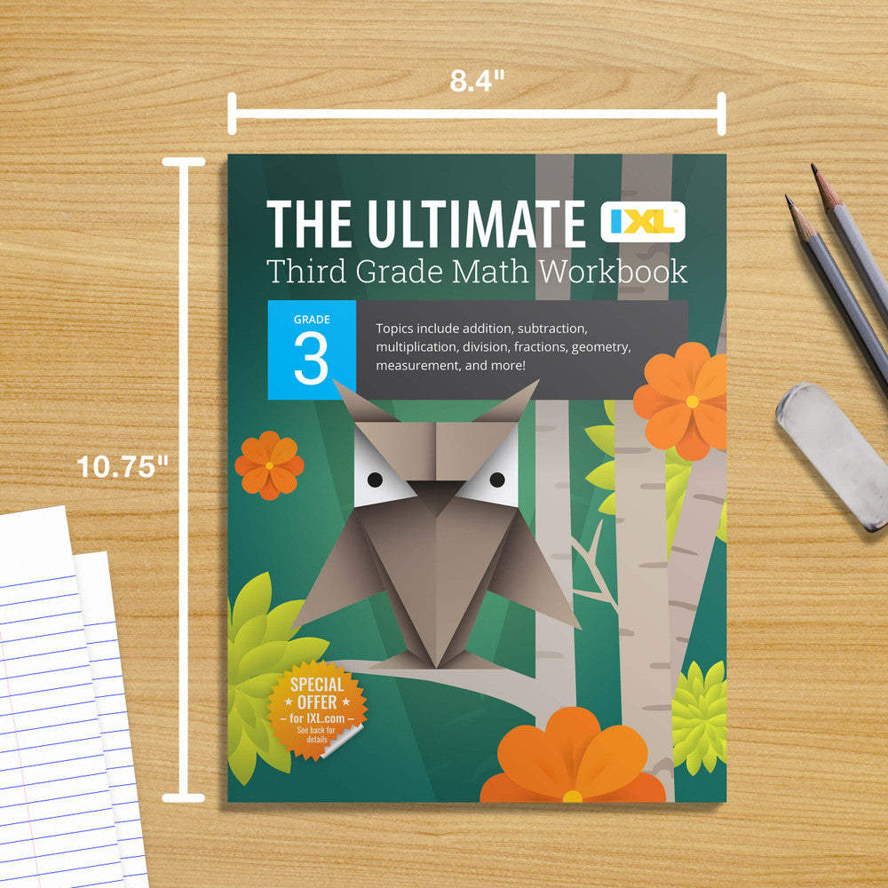 The IXL Ultimate Math Workbook Grade 3 Paperback