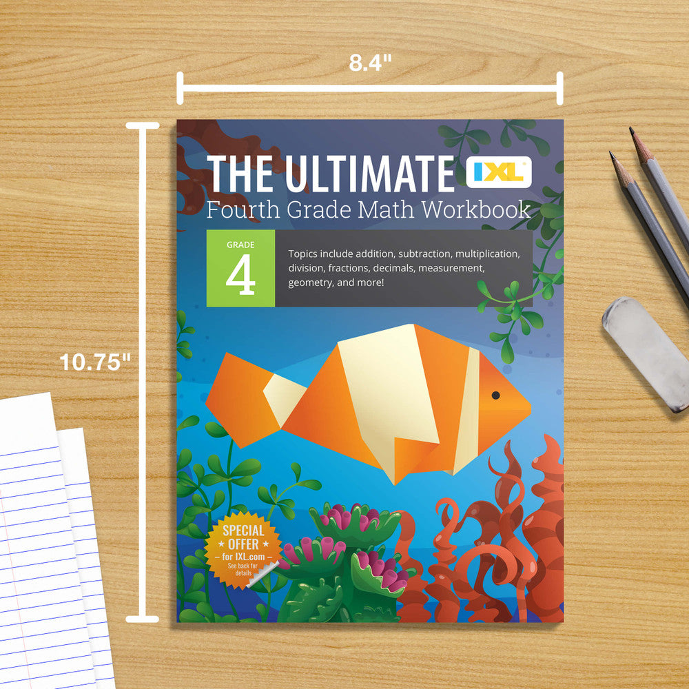 The IXL Ultimate Math Workbook Grade 4 Paperback