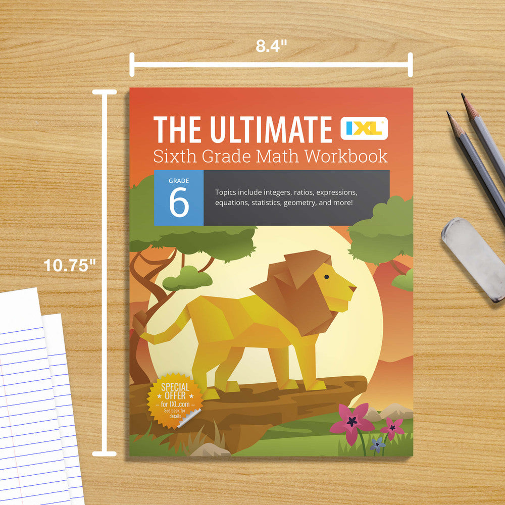 The IXL Ultimate Math Workbook Grade 6 Paperback