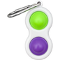 Fidget Popper Keychain - Purple/Green
