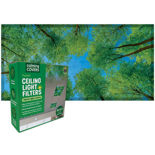 Forest Calming Covers Ceiling Light Filters