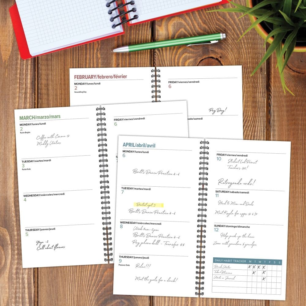 Citrus Grove Spiral 2026 Weekly Planner