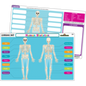 Human Skeleton Learning Mat